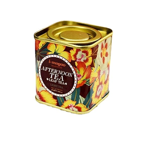 European Vintage Flower Tea Tin Box Candy Box Case Container Organization Image 1