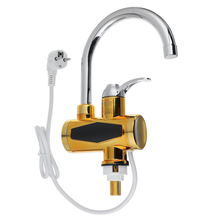 Electric Heating Faucet 3S Heating Temperature Display Instant Hot Water Tap Faucet3300W Image 1