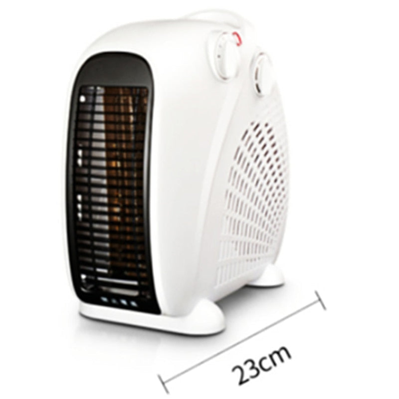 Electric heating fan home air heater small solar heater Mini bathroom energy saving heater Image 4