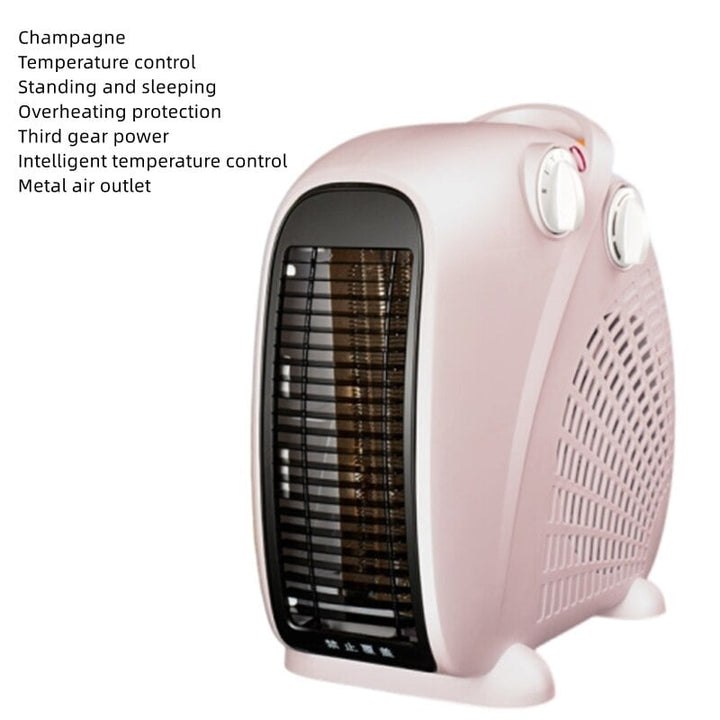 Electric heating fan home air heater small solar heater Mini bathroom energy saving heater Image 5