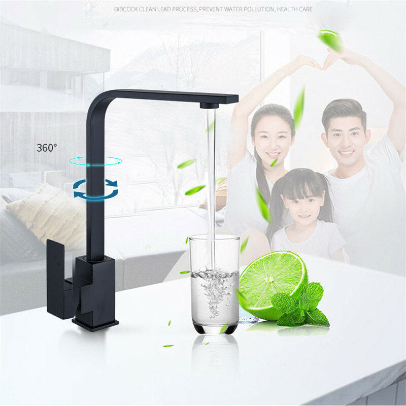 Electric Heating Faucet Splash-proof Sink Kitchen Hot and Cold Water Faucet Image 2