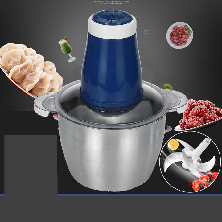 Electric Meat Grinder 3L 500W Kitchen Industrial Stainless Steel Sausage Maker Image 3