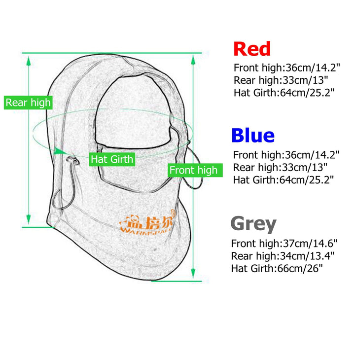 Electric Heater Hat Face Mask Rechargeable Motorcycle Outdoor Warm Heating Image 4