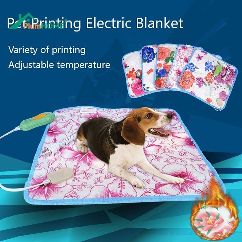 Electric Heating Pad Blanket Pet Mat Bed Cat Dog Winter Warmer Pad Home Office Chair Heated Mat 220V Random Patterns Image 6