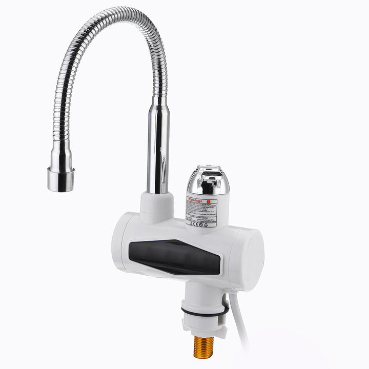 Electric Hot Water Faucet LED Display Instant Heating Kitchen Water Heater Stainless Steel Heating Dual Purpose Image 6