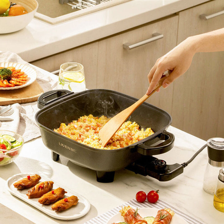 Eletric Skillet 5.5L 1800W 5Gear Knob Control Hot Pot Non-Stick Pot from Ecological Chain Image 7