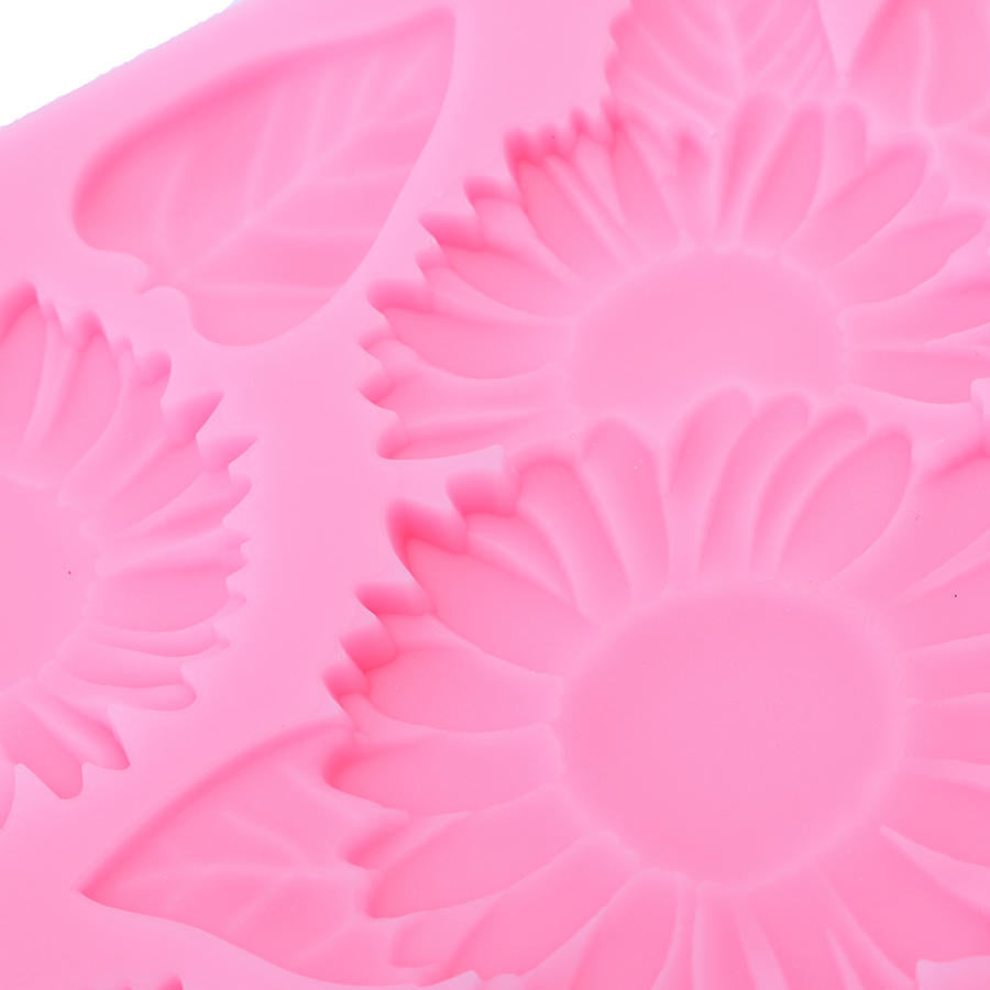 Food Grade Silicone Cake Mold DIY Chocalate Cookies Ice Tray Baking Tool Flowers And Leaves Shape Image 2