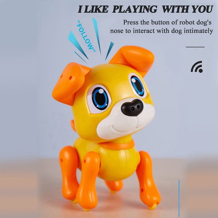 Electronic Robot Dog Toy with Gesture Sensing Lights and Puppy Sounds Intelligent Playing Music Image 5