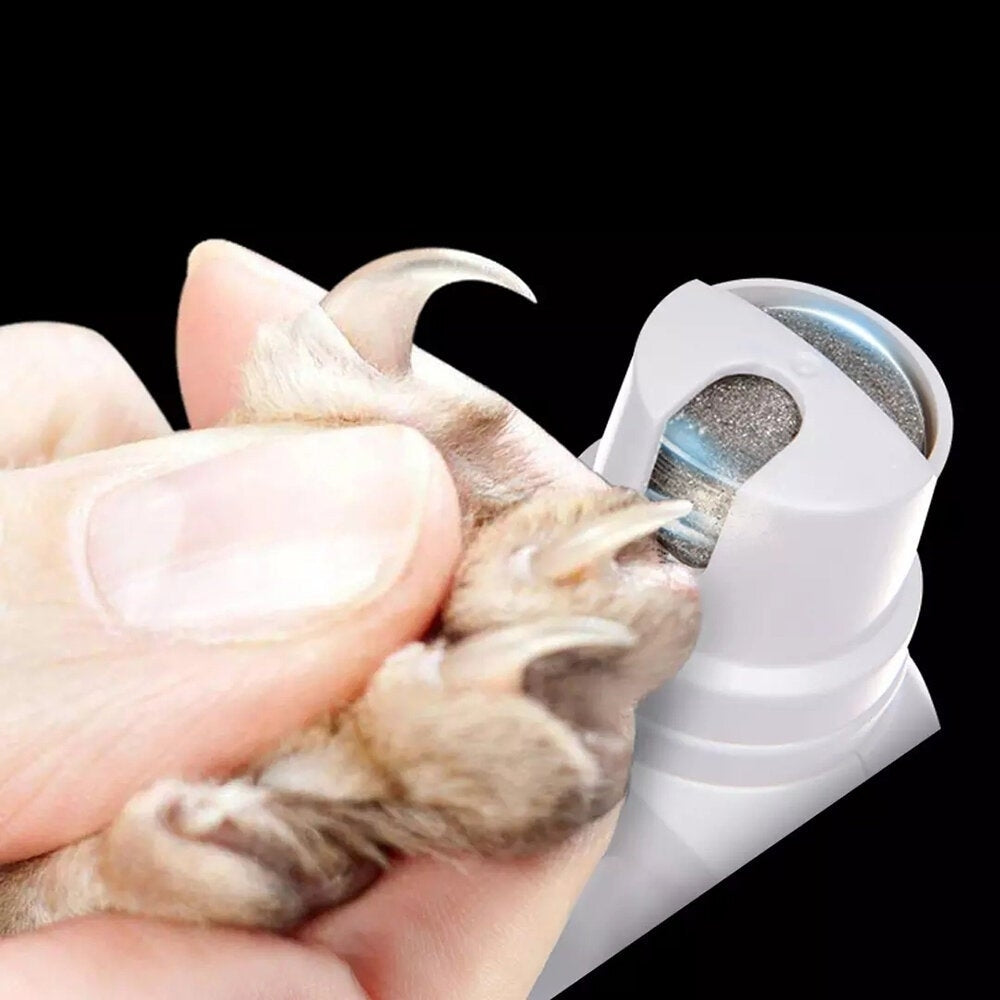 Electric USB Pet Dog Cat Nail Grinder Clipper Claw Charging Simple Operation Nail Clippers for Pet Grooming Trimmer Image 3