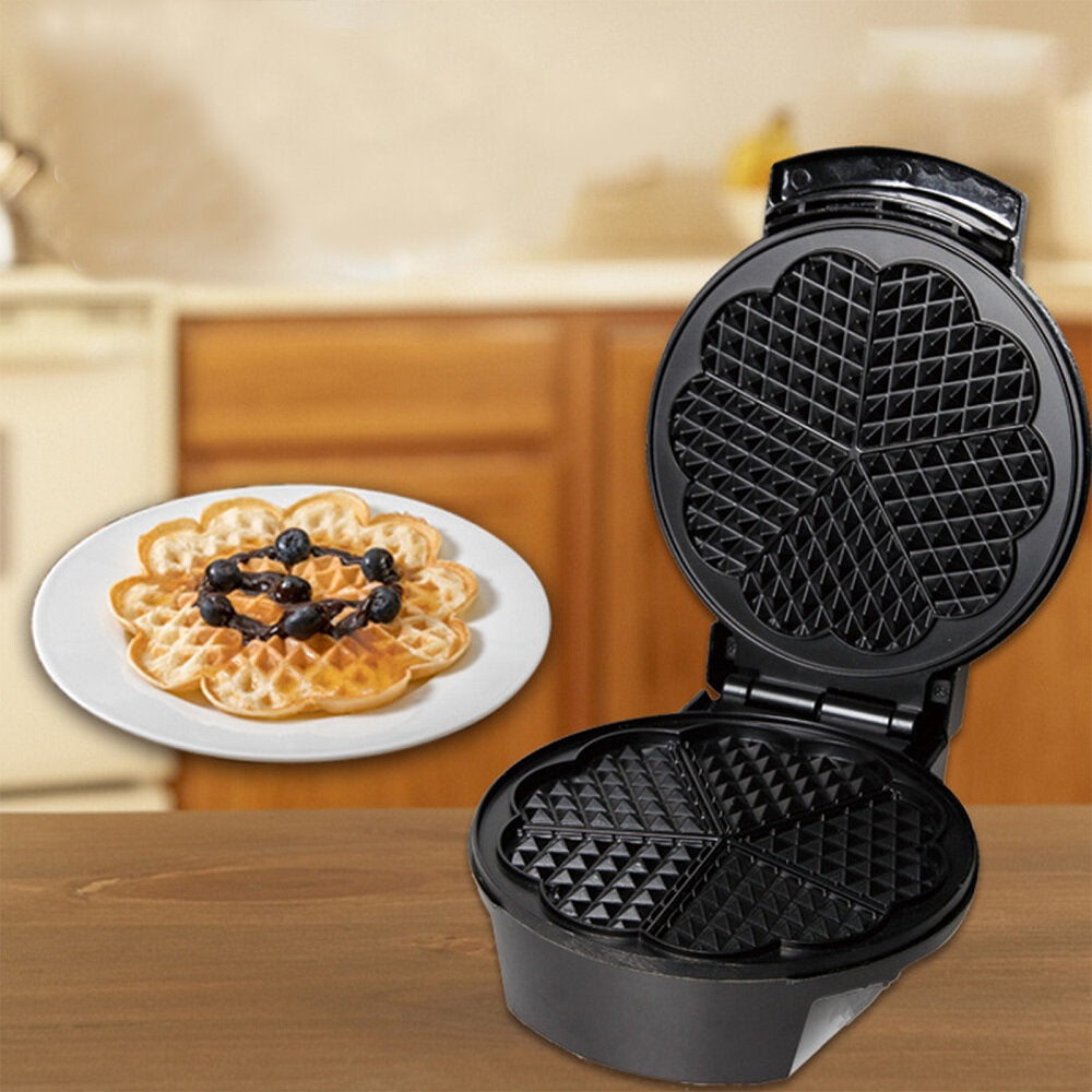 Electric Waffle Maker 1200W Non-stick Iron Baking Machine Breakfast for Home Image 3