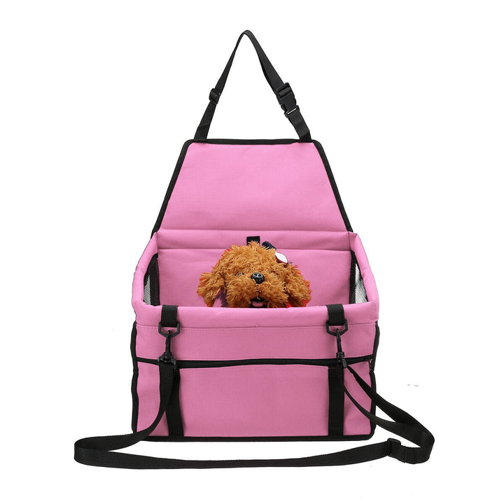 Folding Pet Bag Breathable Mesh Waterproof Car Pet Seat Dog Handbag Outdoor Travel Image 1