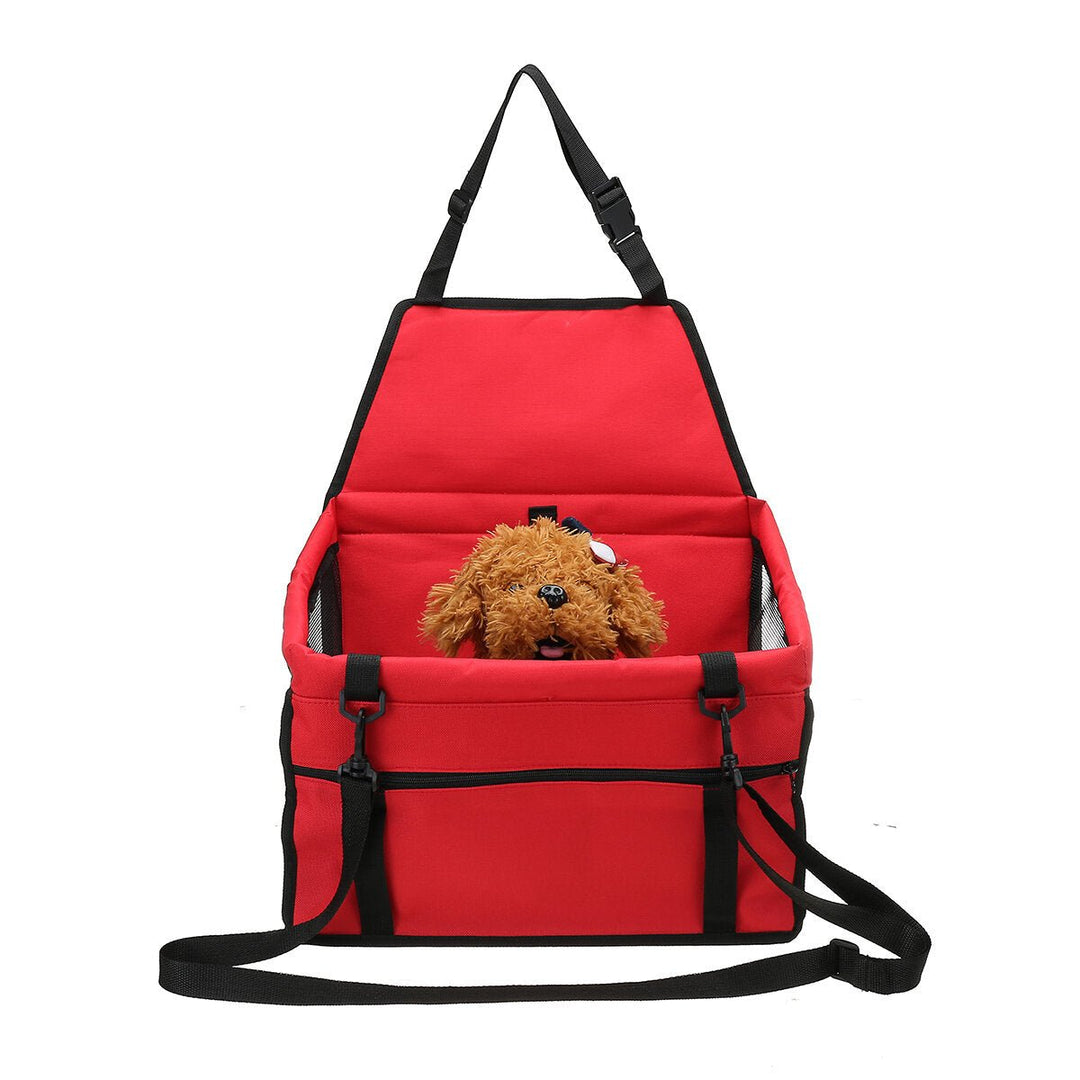 Folding Pet Bag Breathable Mesh Waterproof Car Pet Seat Dog Handbag Outdoor Travel Image 1