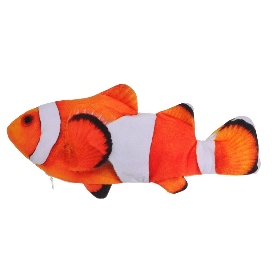 Fish toxic Wagging Fish Simulation Toy Fish with USB Charge Indoor Funny Interactive Pillow Fish Image 1