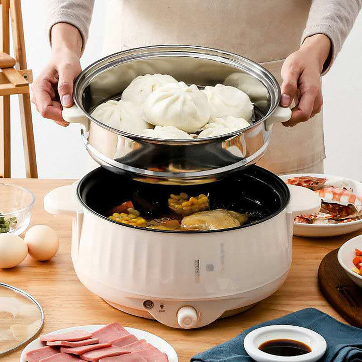 Electric Steamer Cooker 400W-1000W 1.7L/2.2L/2.7L Multi-function Cooking Pot Hot Pot Non-Stick Liner Image 3