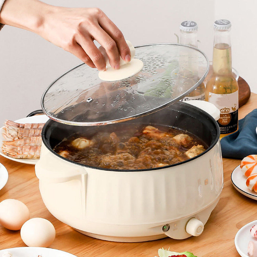 Electric Steamer Cooker 400W-1000W 1.7L/2.2L/2.7L Multi-function Cooking Pot Hot Pot Non-Stick Liner Image 4