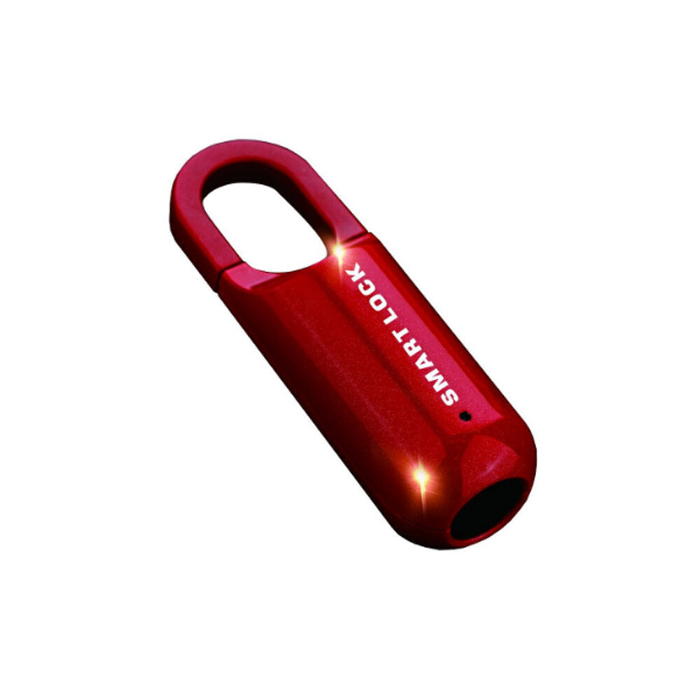 Fingerprint Lock Waterproof Mini USB Rechargeable Door Lock Quick Unlock Zinc Alloy Anti-theft Loc Image 6