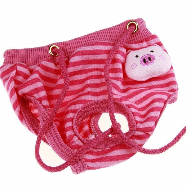 Female Pet Dog clothes Pet Puppy Cotton Tighten Strap Briefs Sanitary Dog Underwear Pet Pants Image 2