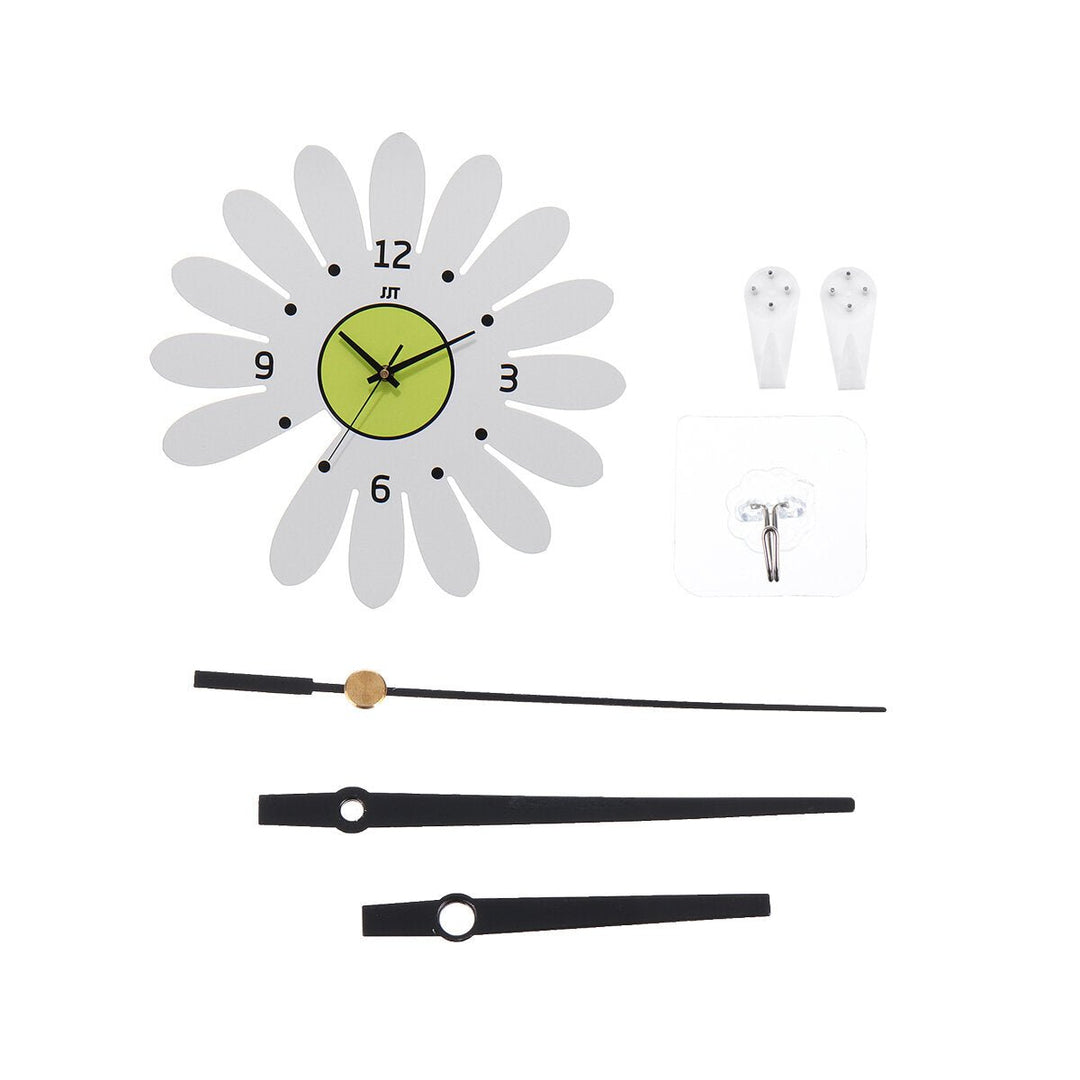 Flower Wall Clock Hanging Silent Quartz Battery Powered Watch Image 8