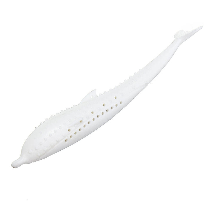 Fish Shape Cat Mint Toothbrush Pet Molar Stick Teeth Cleaning Silicone Toys Pet Toys Image 10