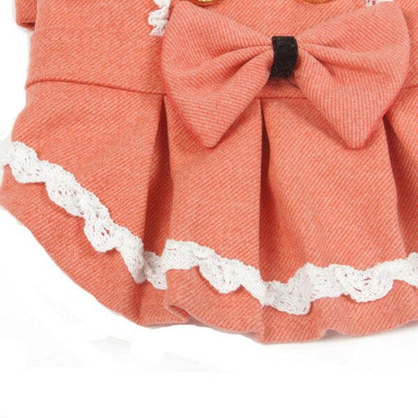 Fashionable Pet Fabric Princess Lovely Bow-Knot Decoration Skirt DTTT Image 2