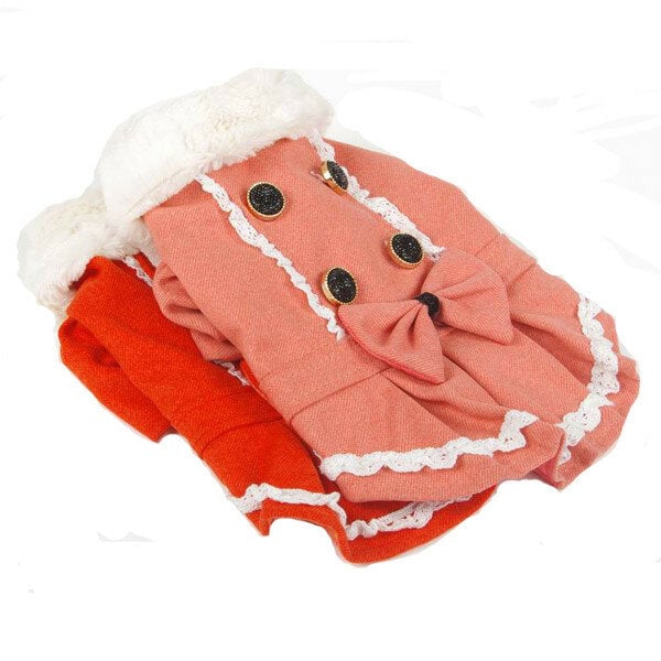 Fashionable Pet Fabric Princess Lovely Bow-Knot Decoration Skirt DTTT Image 9