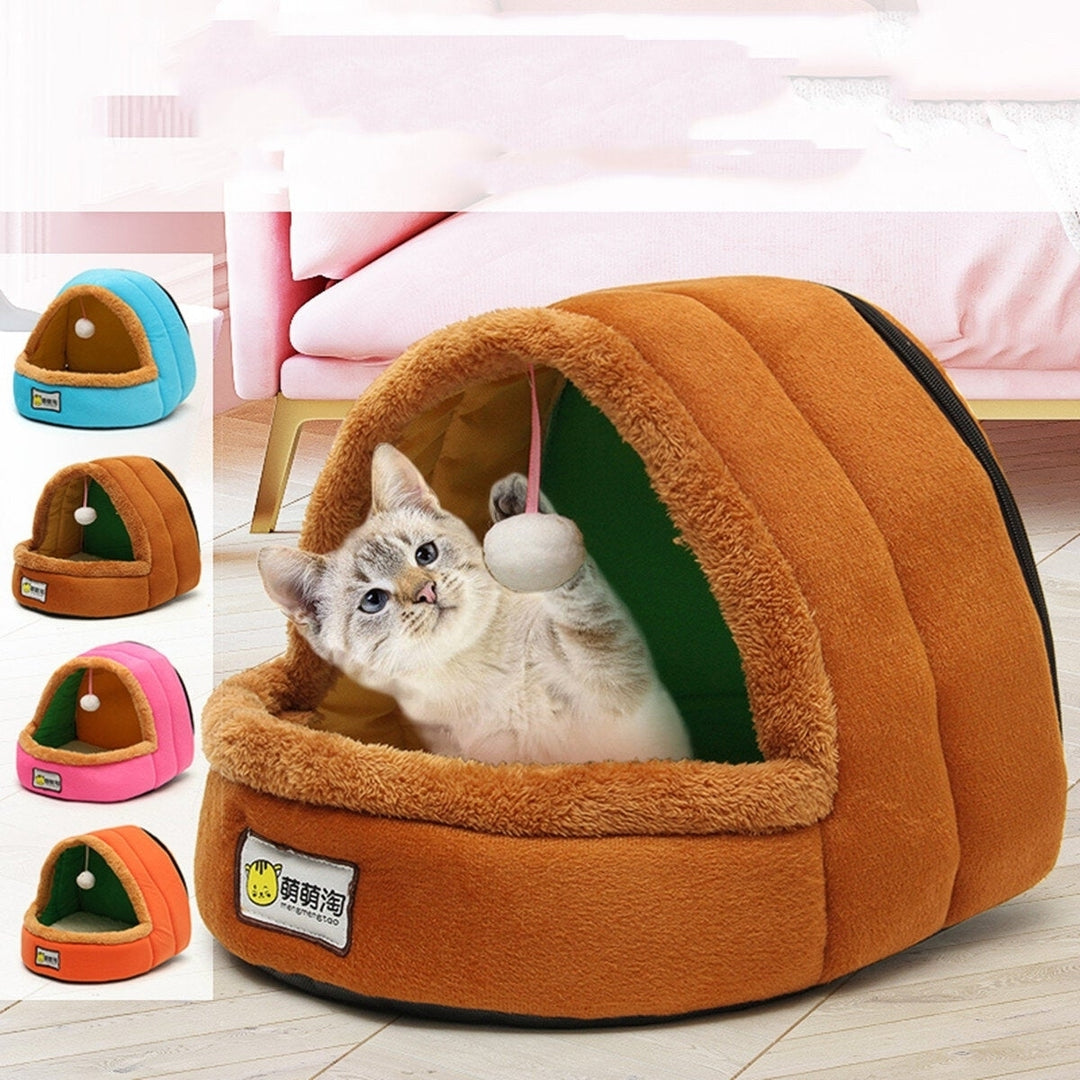 Foldable Kennel Dog Bed For Dogs Cats Animals Pet House Tent All Seasons Washable Cushion Image 9