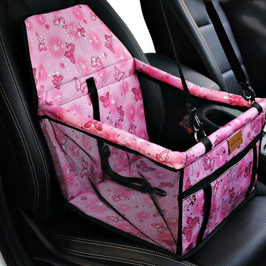 Foldable Pet Dog Car Seat Cover Safe Basket Protector Puppy Travel Pet Carrier Bag Image 5