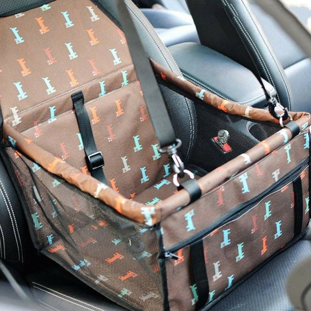 Foldable Pet Dog Car Seat Cover Safe Basket Protector Puppy Travel Pet Carrier Bag Image 6