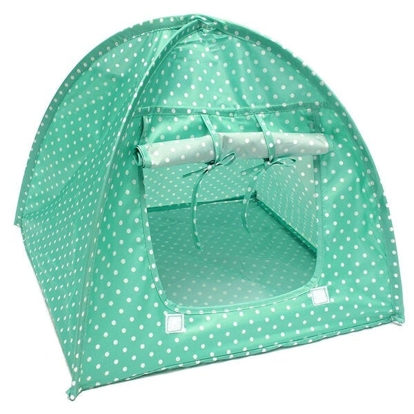 Foldable Pet Cat Tent Playing Bed House Kitty Camp Waterproof Outdoor Dog Kennel Image 8