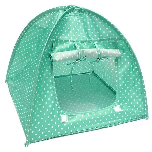 Foldable Pet Cat Tent Playing Bed House Kitty Camp Waterproof Outdoor Dog Kennel Image 1