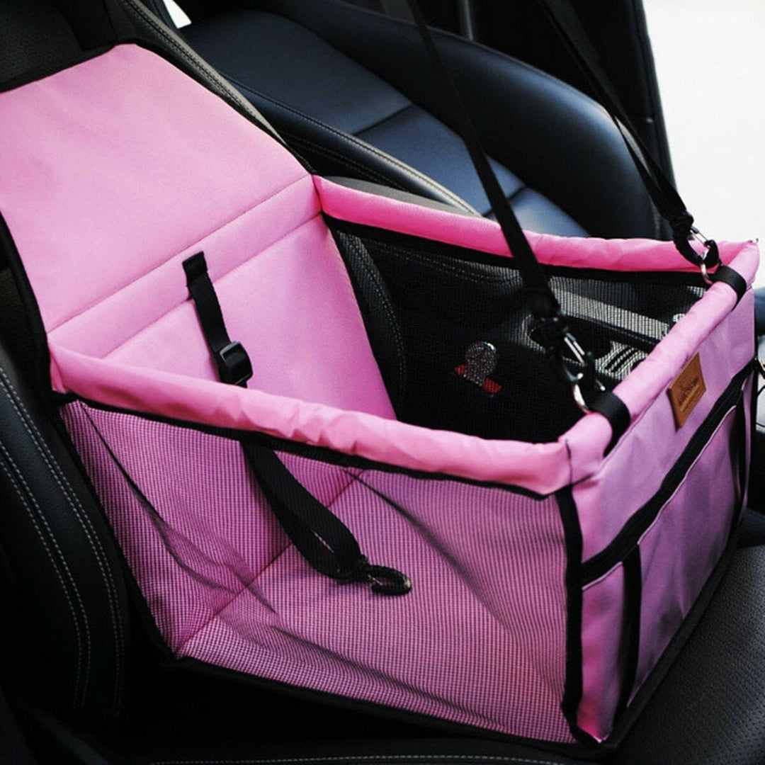 Foldable Pet Dog Car Seat Cover Safe Basket Protector Puppy Travel Pet Carrier Bag Image 1