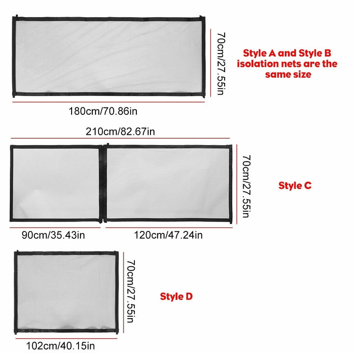 Foldable Pet Isolation Net Baby Safety Gate Fence Installation Indoor and Outdoor Pet Supplies Image 9