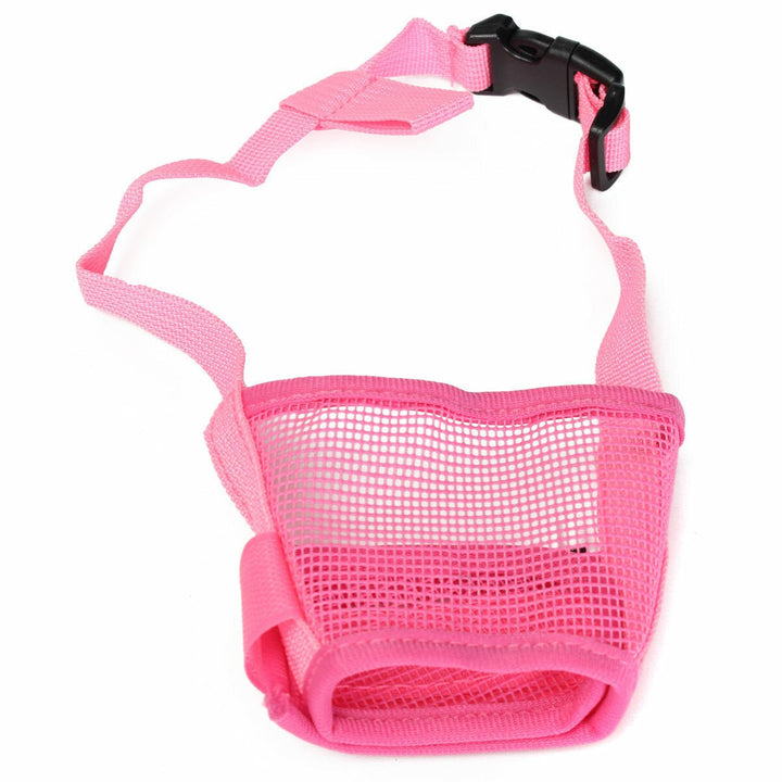 Fashion Adjustable Nylon Dog Muzzle Pet Puppy Mesh Mouth Mask Anti Biting Barking S-XL Image 1