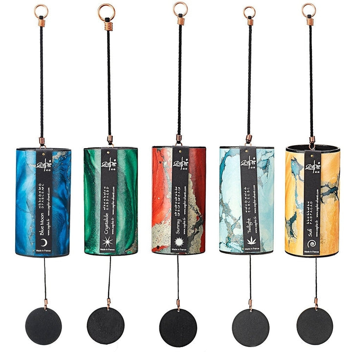 Five Element Wind Chime Handmade Healing Instrument Hand-cranked Pendant Image 1