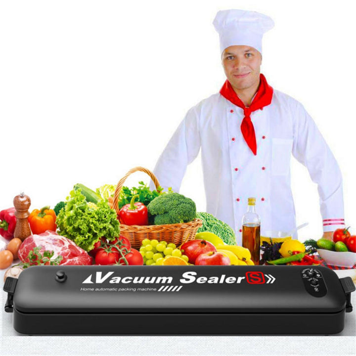 Food Vacuum Packaging Machine Household Automatic Vacuum Sealer Portable Kitchen Food Preservation Machine Image 4