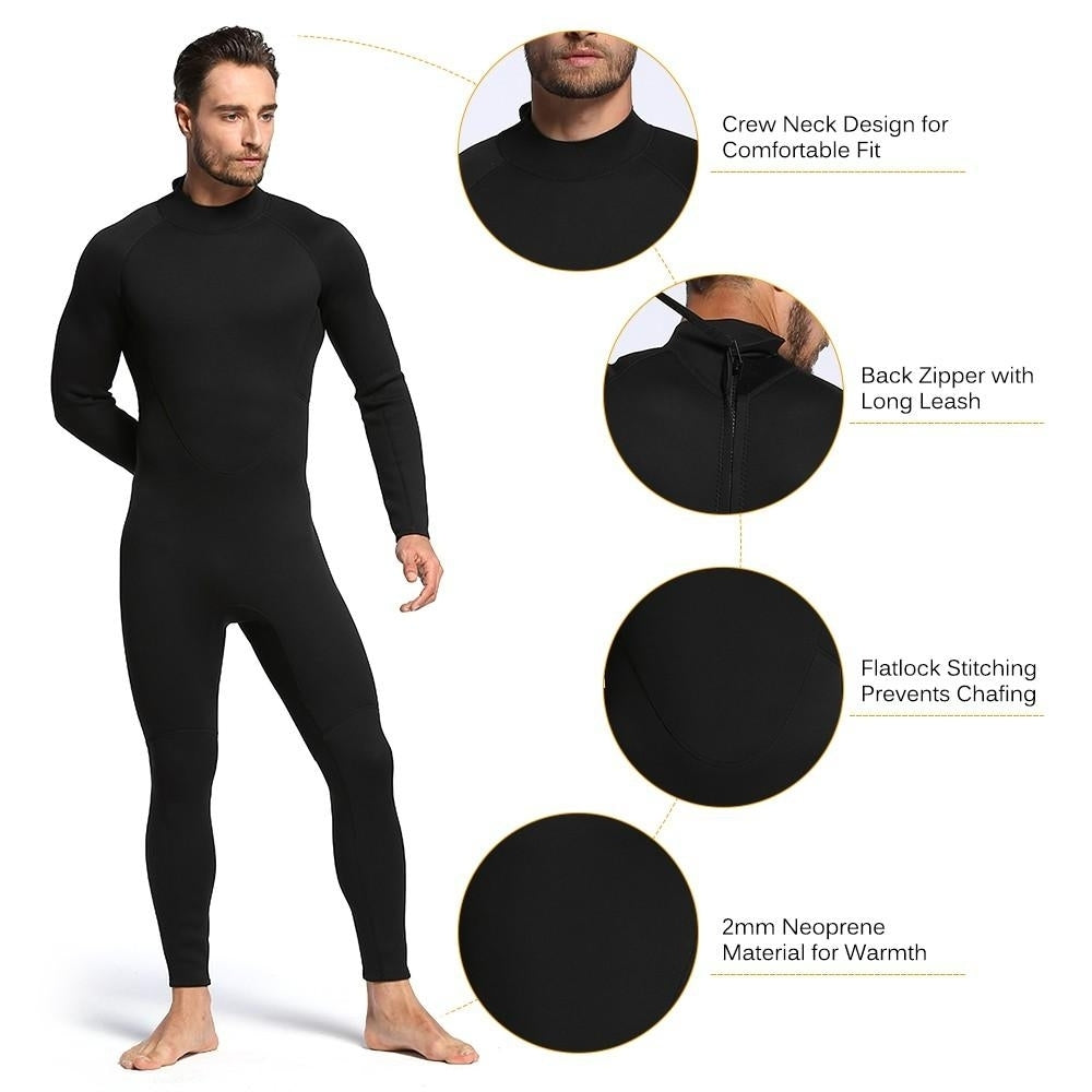 Full Body Wetsuit Swimming Surfing Diving Snorkeling Suit Jumpsuit Image 7