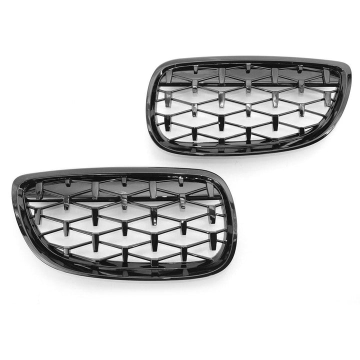 Gloss Black Front Kidney Grill Grille Replacement for BMW E92 E93 M3 328i 335i Coupe 07-10 Image 5