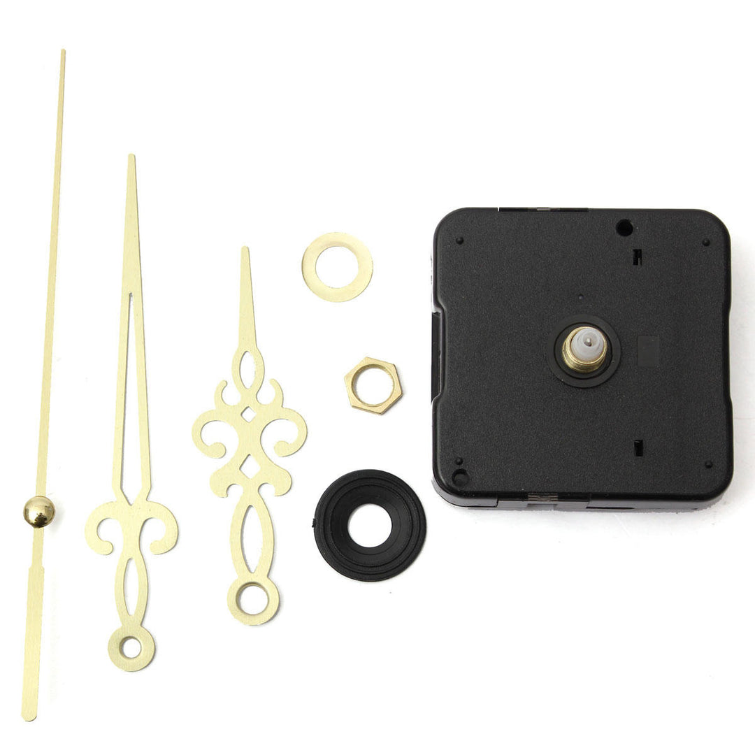 Gold Hands DIY Quartz Wall Clock Spindle Movement Mechanism Image 2