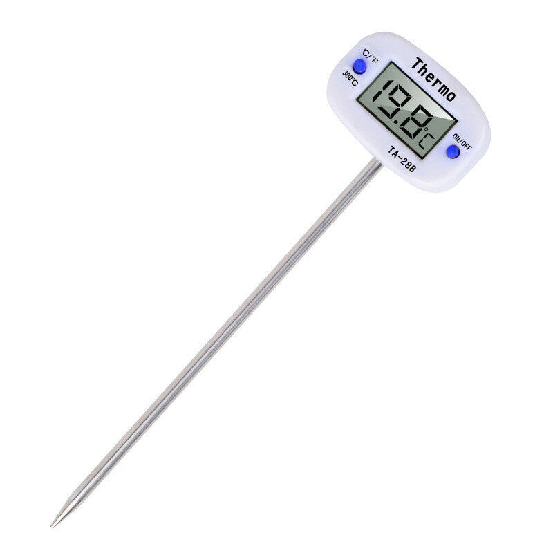 Food Thermometer Fast Temperature Measurement 304 Stainless Steel for Kitchen Image 1