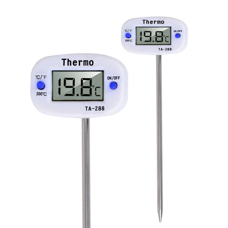 Food Thermometer Fast Temperature Measurement 304 Stainless Steel for Kitchen Image 2