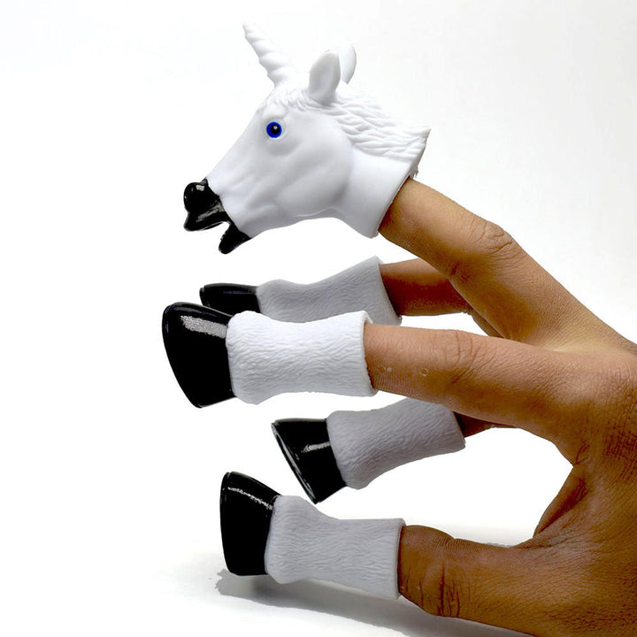 Four-Legged Hoof Flying Horse Finger Set Toy Novelties Toys Wearable Doll Image 8