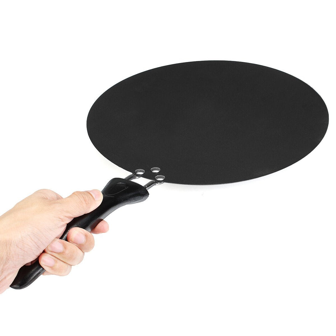 Frying Pan Non-Stick Flat Iron Steak Pancake Pizza Griddle Baking Kitchen Cookware 30CM Image 4