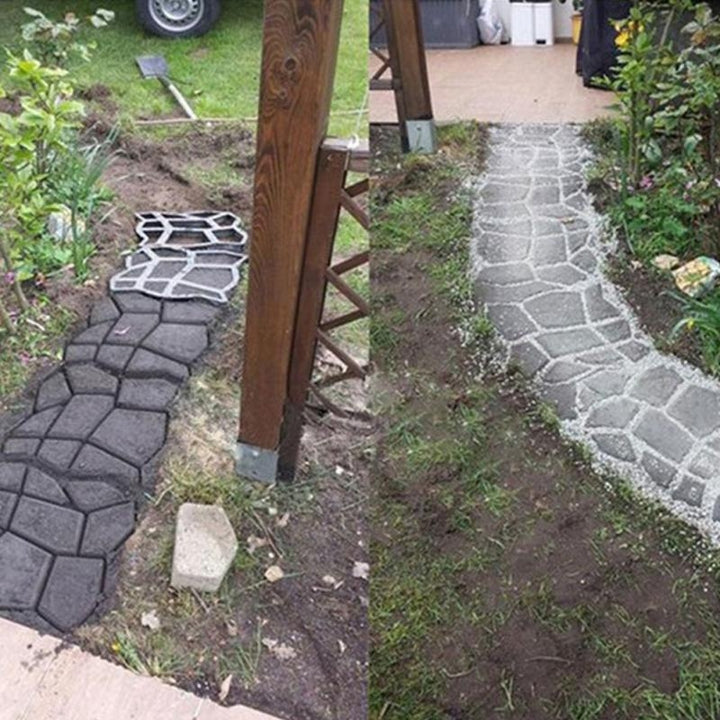 Garden DIY Plastic Path Maker Mold V4 Image 3