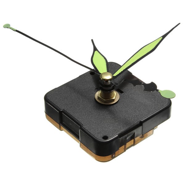 Green and Black Luminous Hands DIY Quartz Clock Spindle Movement Image 6