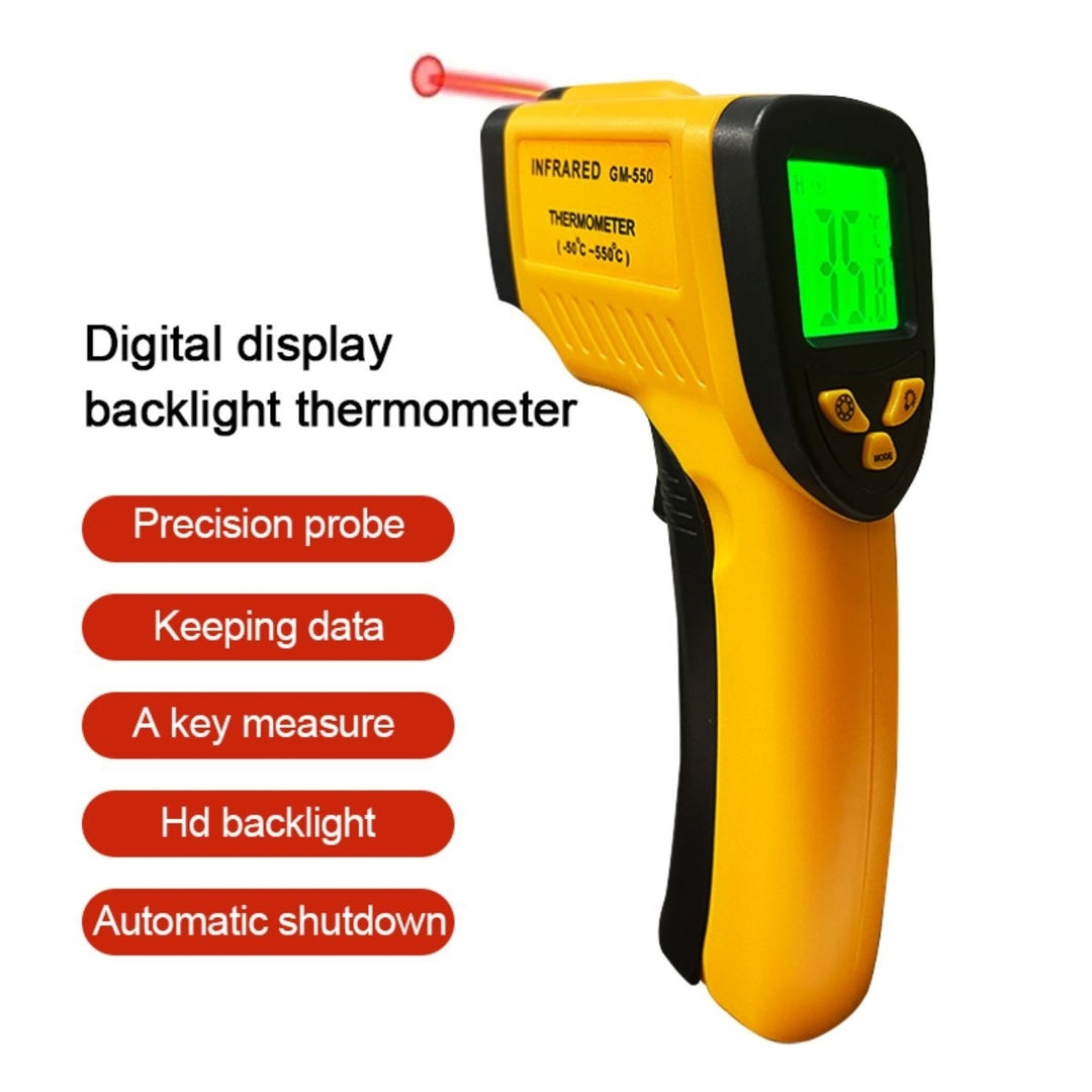 Industrial Laser Infrared Thermometer For Cooking Meat Temperature Test Image 6