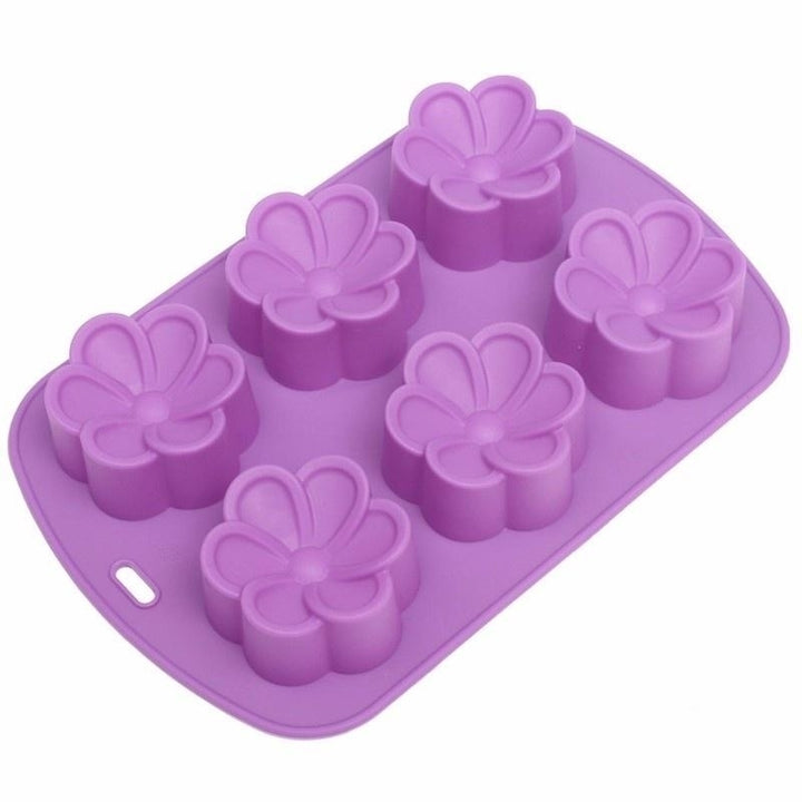 Homemade Flower Wedding Silicone Chocolate Cake Mold Cookie Gifts Soap Candy Mould Baking Mold Kitchen Tool DIY Image 5