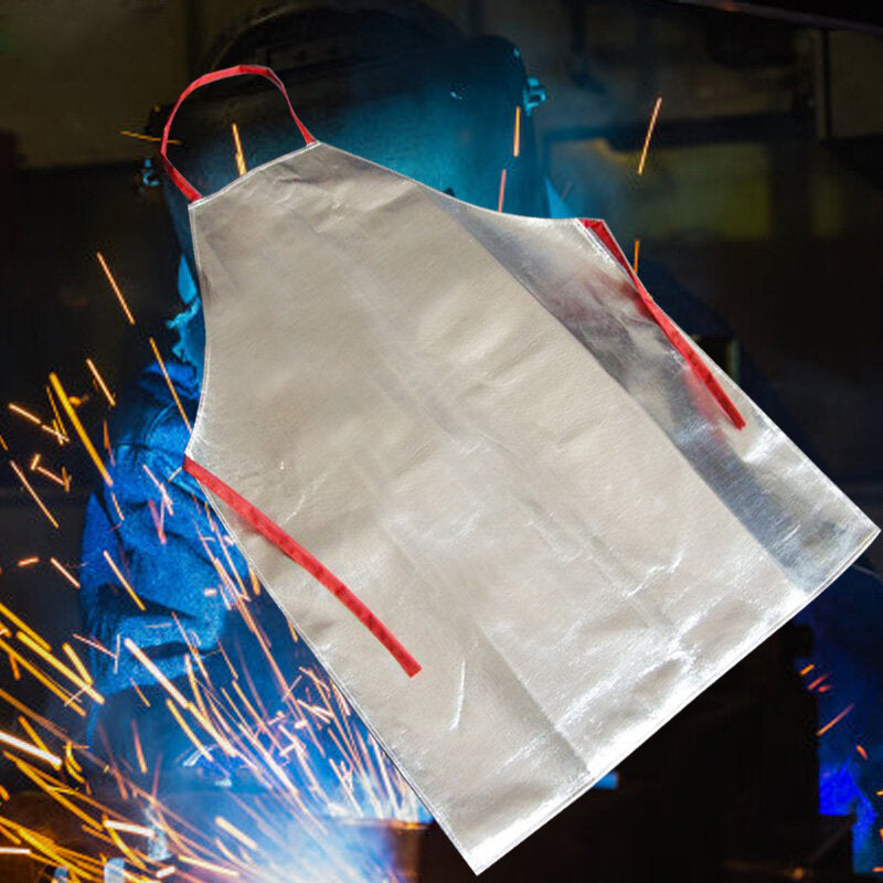 Heat Resistant Work Apron 1000 Aluminum Fabric Safety Apron High Temperature Working Thermal Radiation Aluminized Aprons Image 5