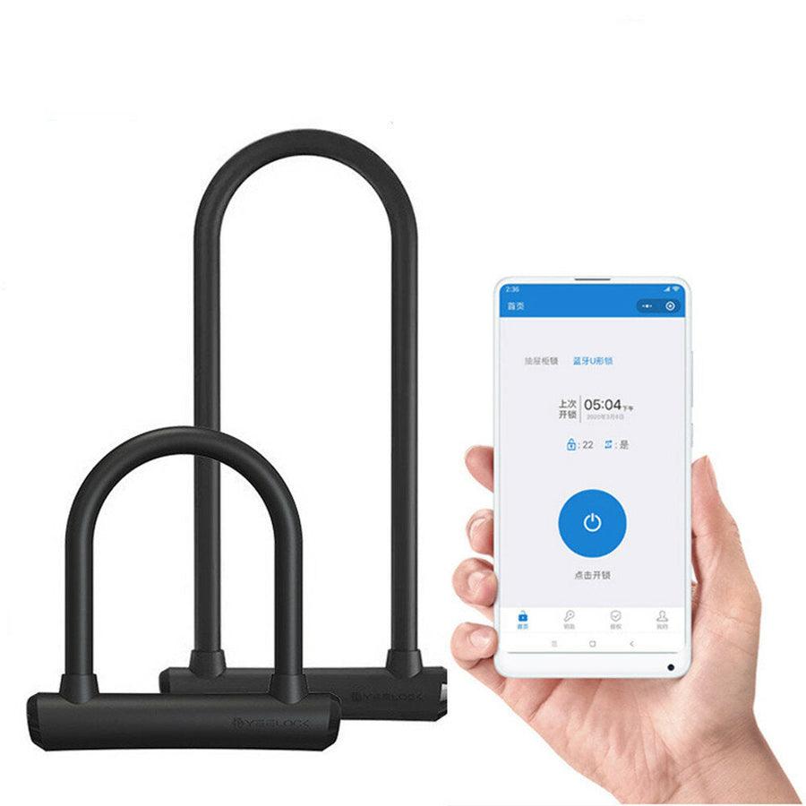 Intelligent U Lock Sliding Door Car Motorcycle Bike Padlock Window Password Waterproof To Phone APP Smart Remote Image 1