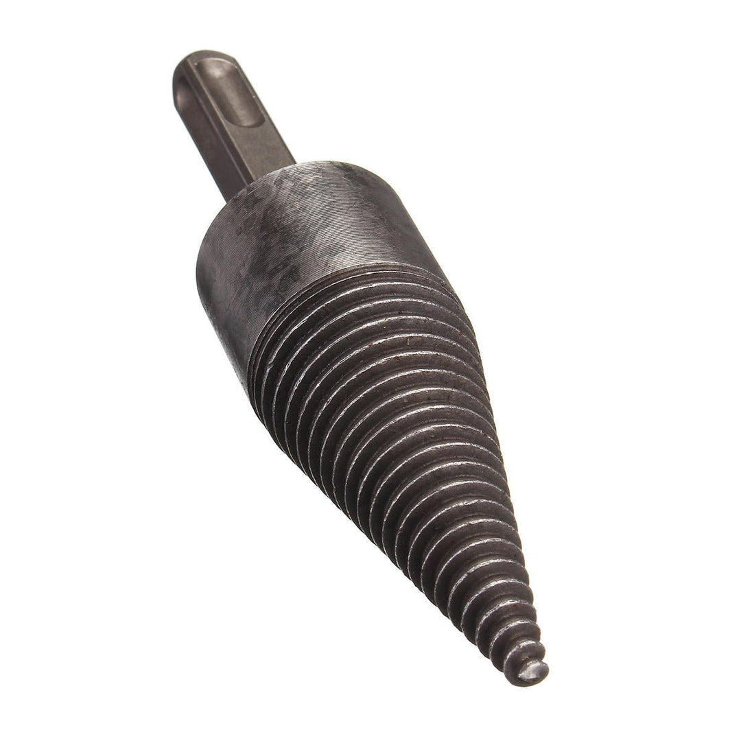 Hex Shank,Square Handle Firewood Splitting Drill Bit Wood Cone Drilling Tools Kit Image 5