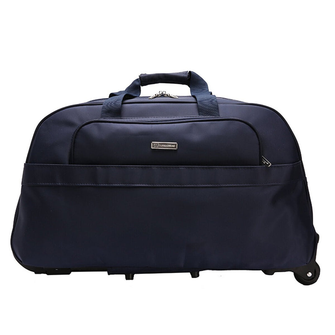 High Capacity Travel Duffle Luggage Trolley Bag With Wheels Rolling Suitcase Travel Bags Carry-On Bag Image 10